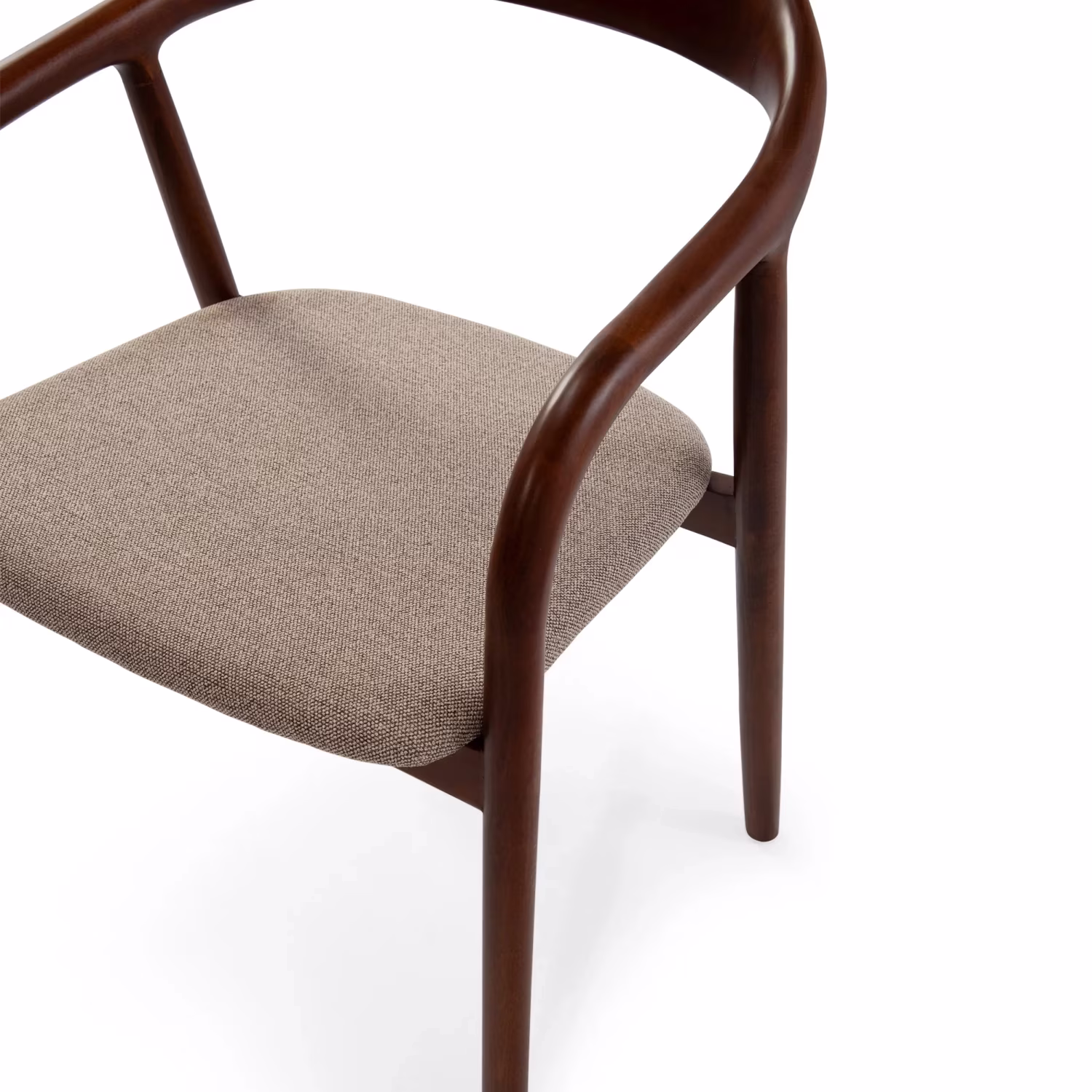 Warsow Nordic Cadeira de jantar em madeira natural | Design elegante e confortável