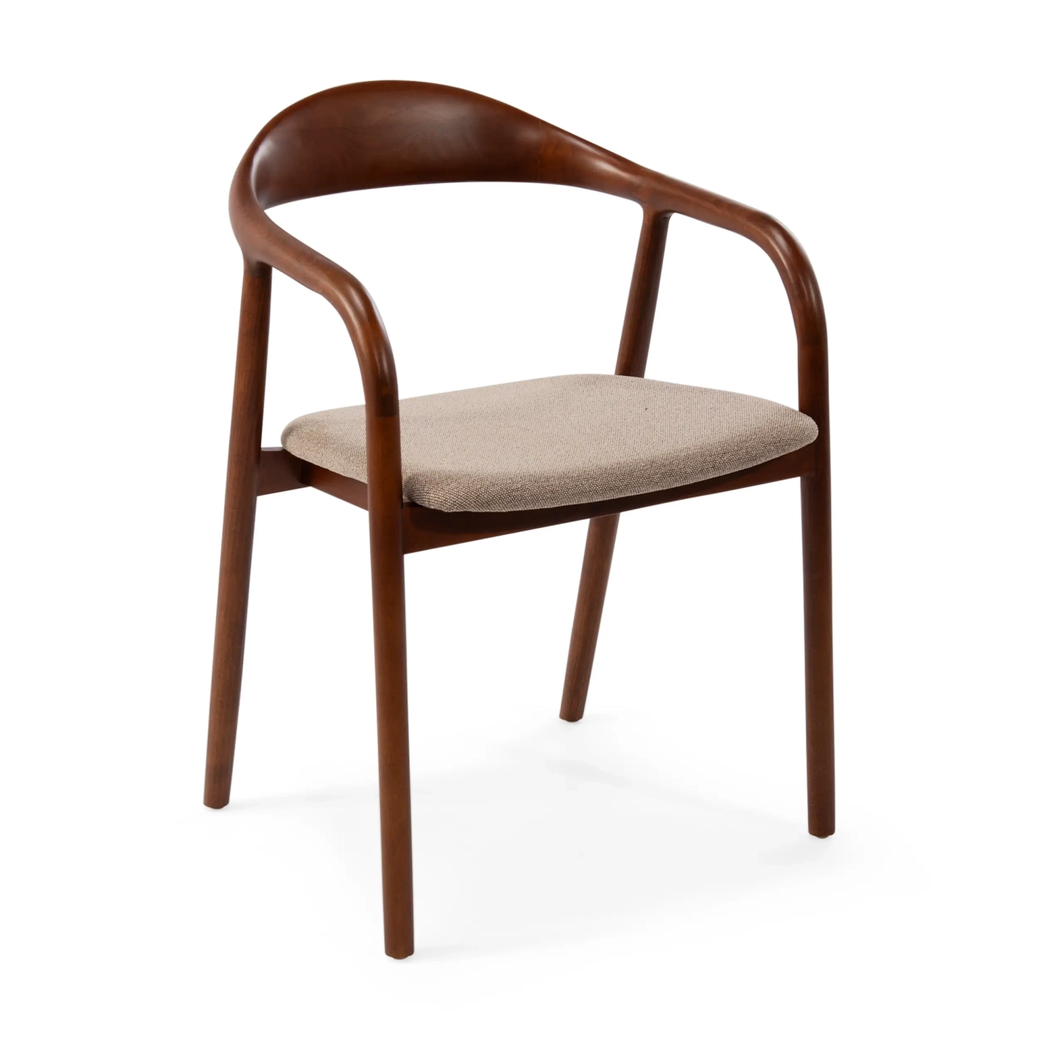 Warsow Nordic Esszimmerstuhl aus Naturholz | Elegantes & komfortables Design