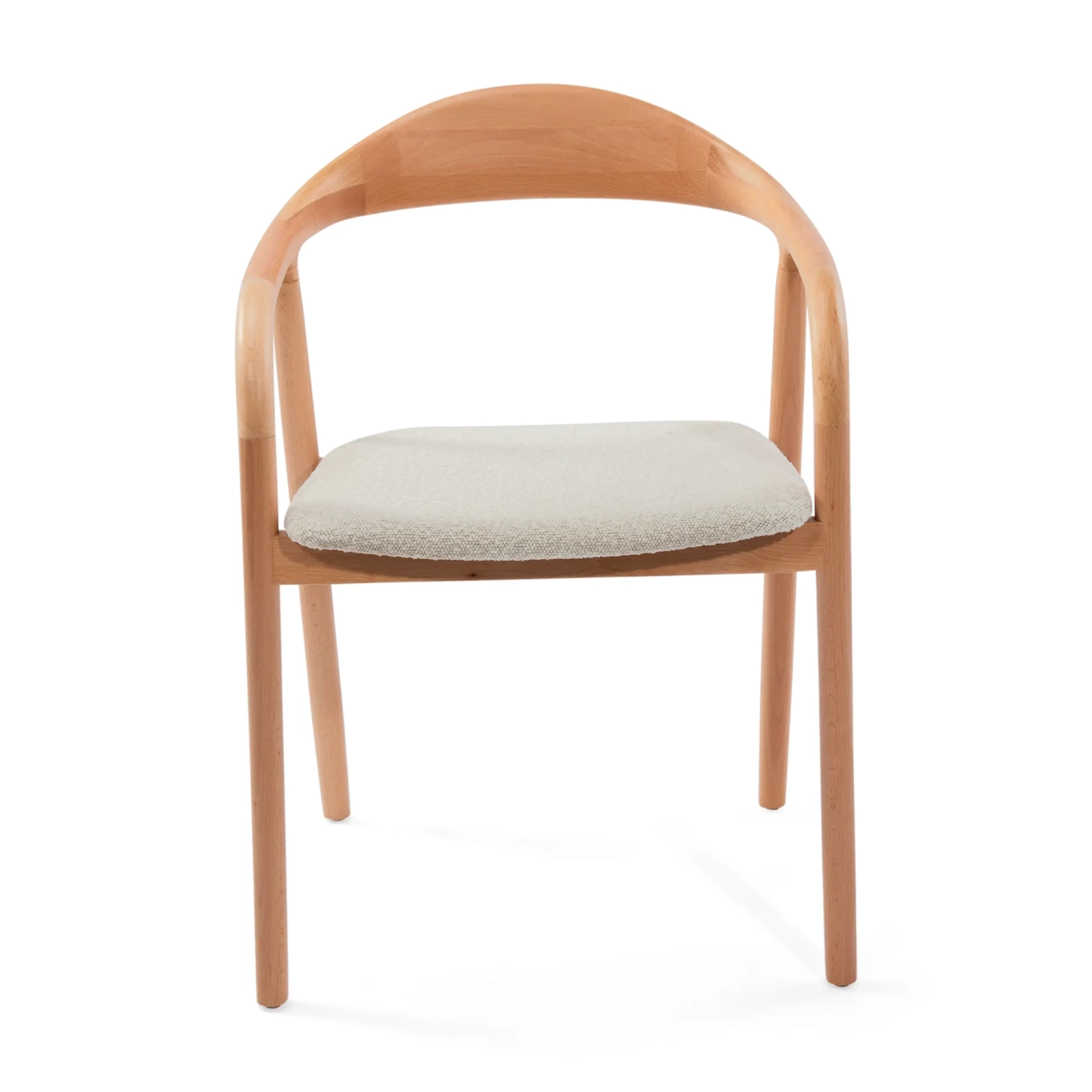 Warsow Nordic Chaise de salle à manger en bois naturel | Design élégant et confortable