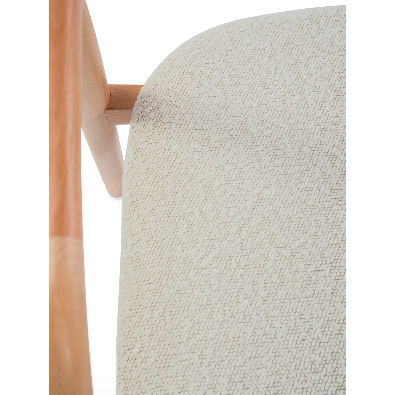 Warsow Nordic Eetkamerstoel in Natuurlijk Hout | Elegant & Comfortabel Ontwerp