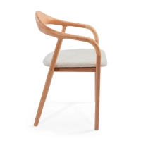 Warsow Nordic Esszimmerstuhl aus Naturholz | Elegantes & komfortables Design