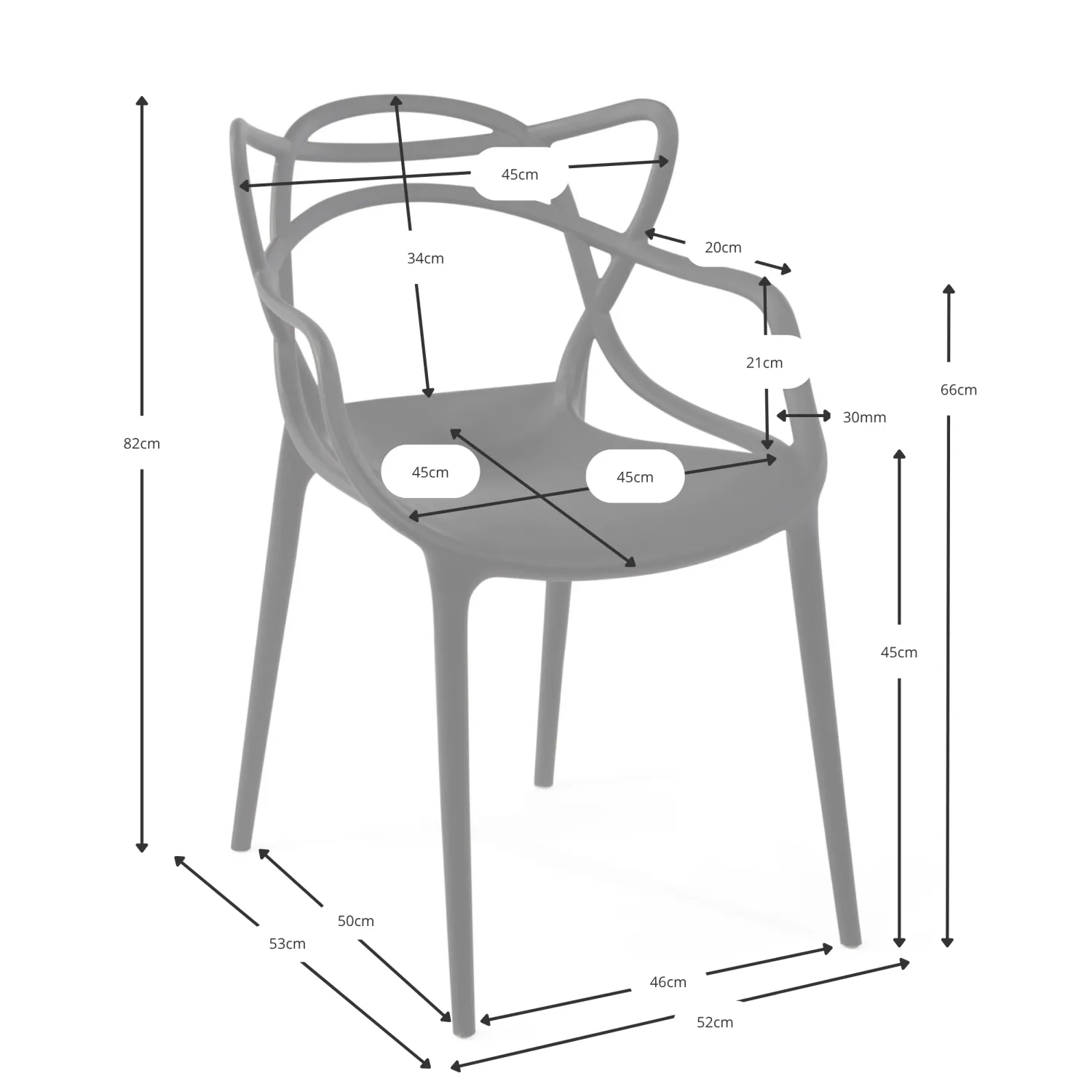 Inspiración Silla Masters - Silla Diseño Exterior - Mueble Design