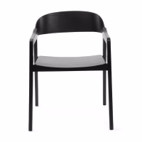 Silla Nórdica Soho de Roble con Brazos | Diseño Minimalista Escandinavo