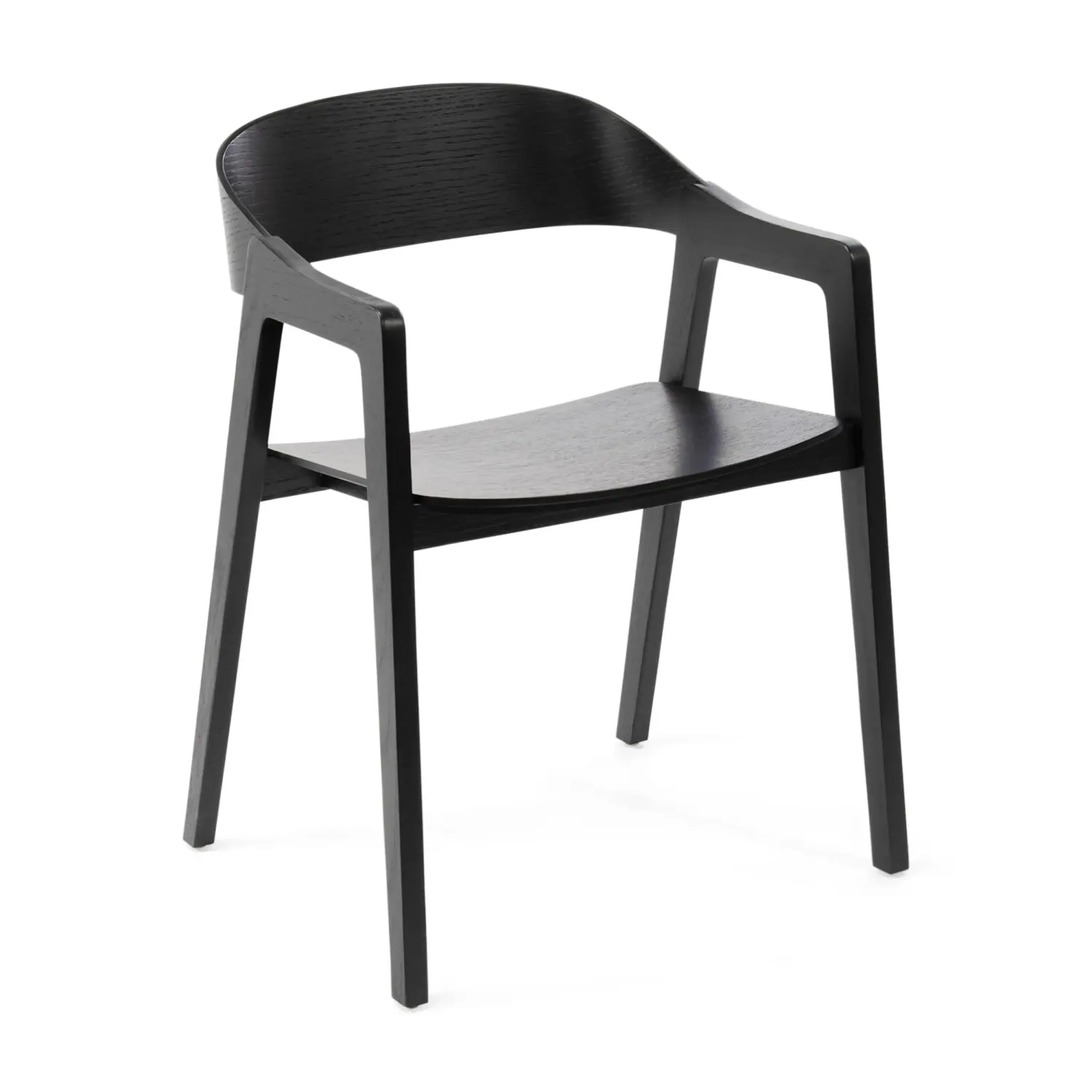 Nordic Oak Oak Chair with Arms Soho | Scandinavian Minimalist Design