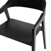 Scandinavische Eiken Stoel met Armen Soho | Scandinavisch Minimalistisch Ontwerp
