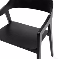 Silla Nórdica Soho de Roble con Brazos | Diseño Minimalista Escandinavo