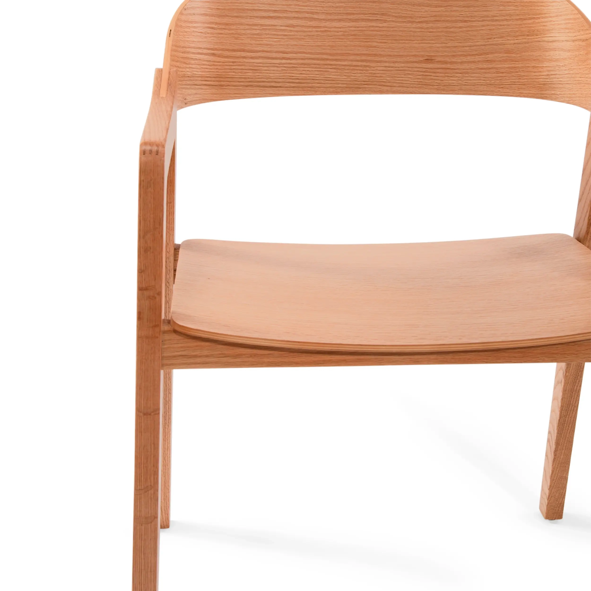 Cadeira de carvalho nórdico com braços Soho | Design minimalista escandinavo