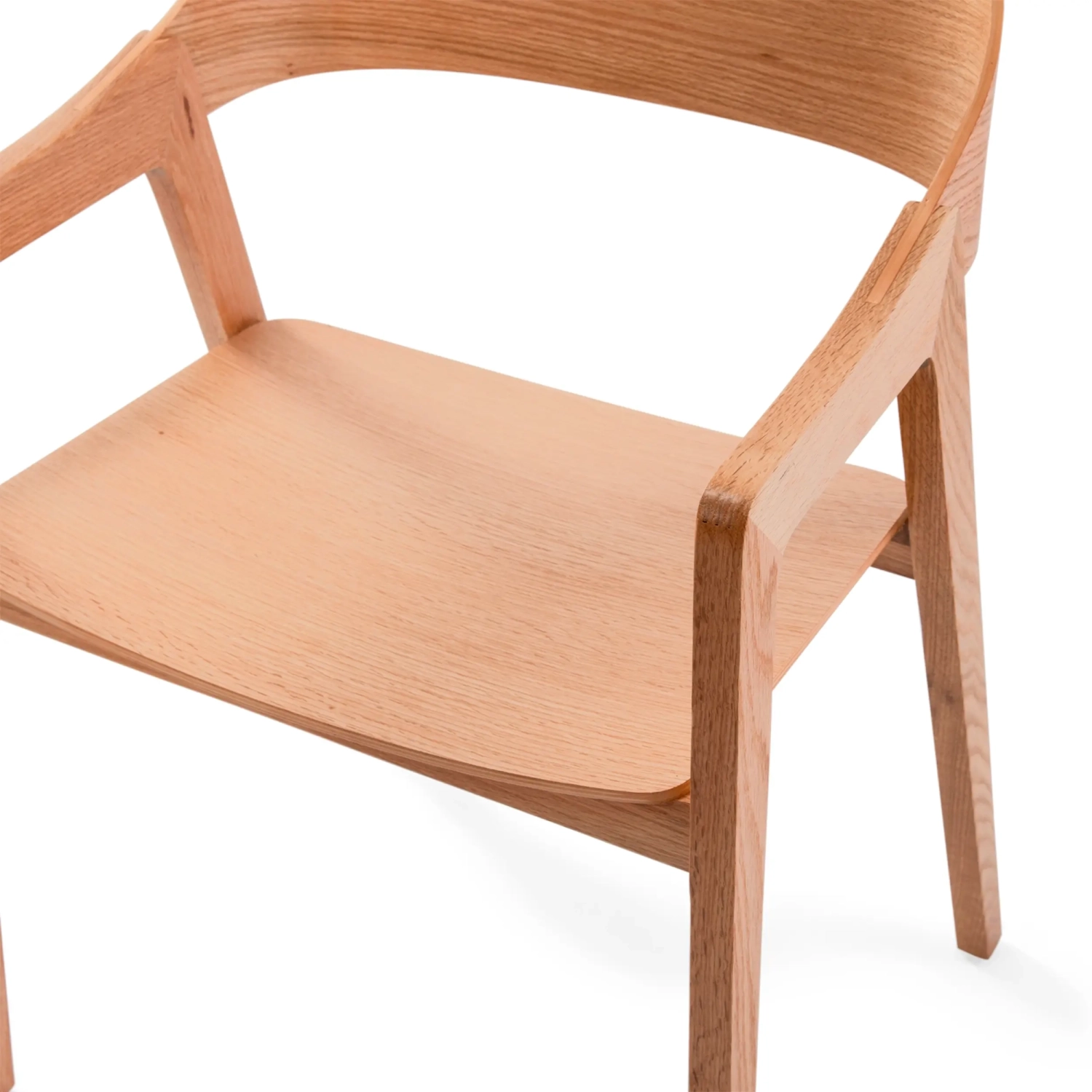 Scandinavische Eiken Stoel met Armen Soho | Scandinavisch Minimalistisch Ontwerp