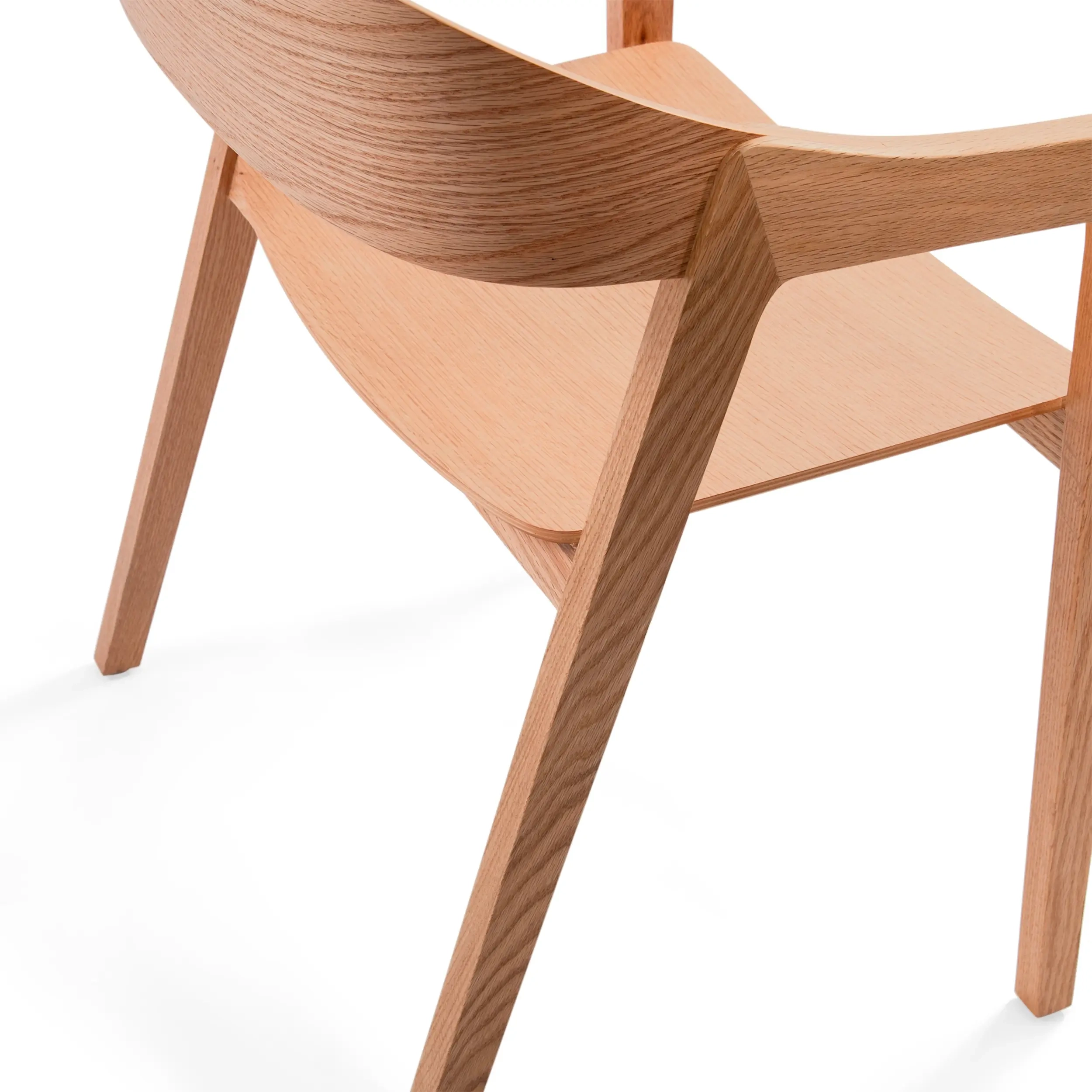 Cadeira de carvalho nórdico com braços Soho | Design minimalista escandinavo