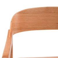 Cadeira de carvalho nórdico com braços Soho | Design minimalista escandinavo