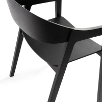 Nordic Oak Chair with Arms Soho | Skandinaavinen minimalistinen muotoilu | Scandinavian Minimalist Design