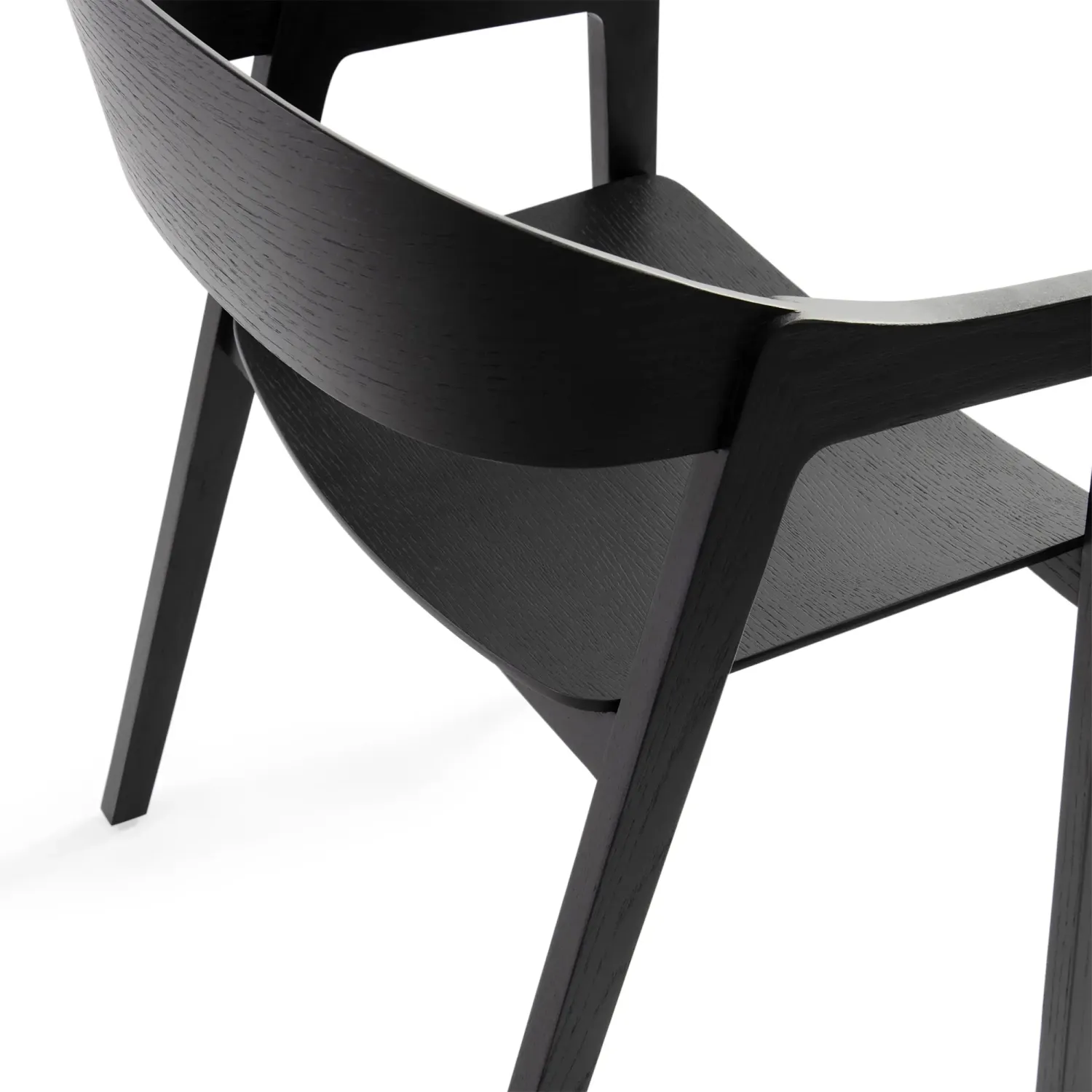 Silla Nórdica Soho de Roble con Brazos | Diseño Minimalista Escandinavo