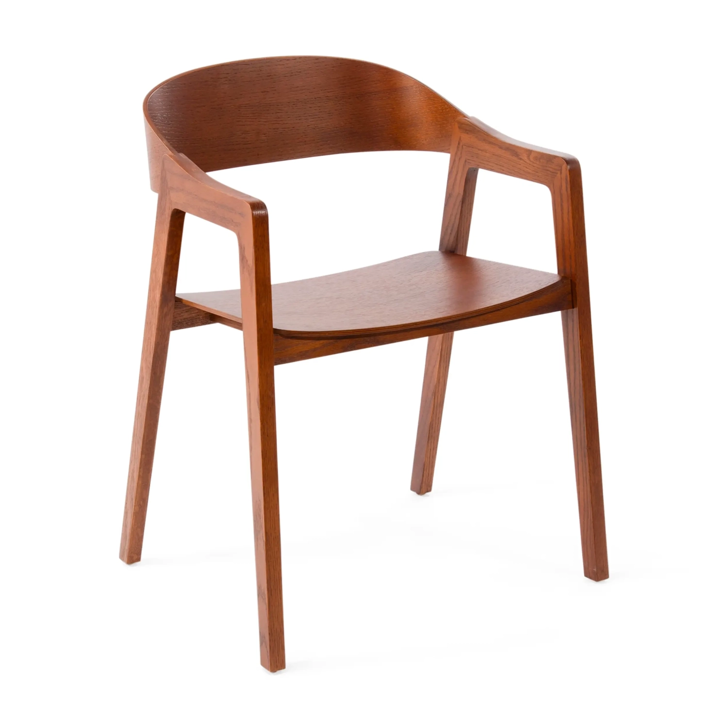 Scandinavische Eiken Stoel met Armen Soho | Scandinavisch Minimalistisch Ontwerp