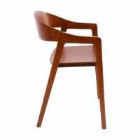 Cadeira de carvalho nórdico com braços Soho | Design minimalista escandinavo
