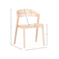 Židle Nordic Soho - Severské dřevěné židle - Mobelarium