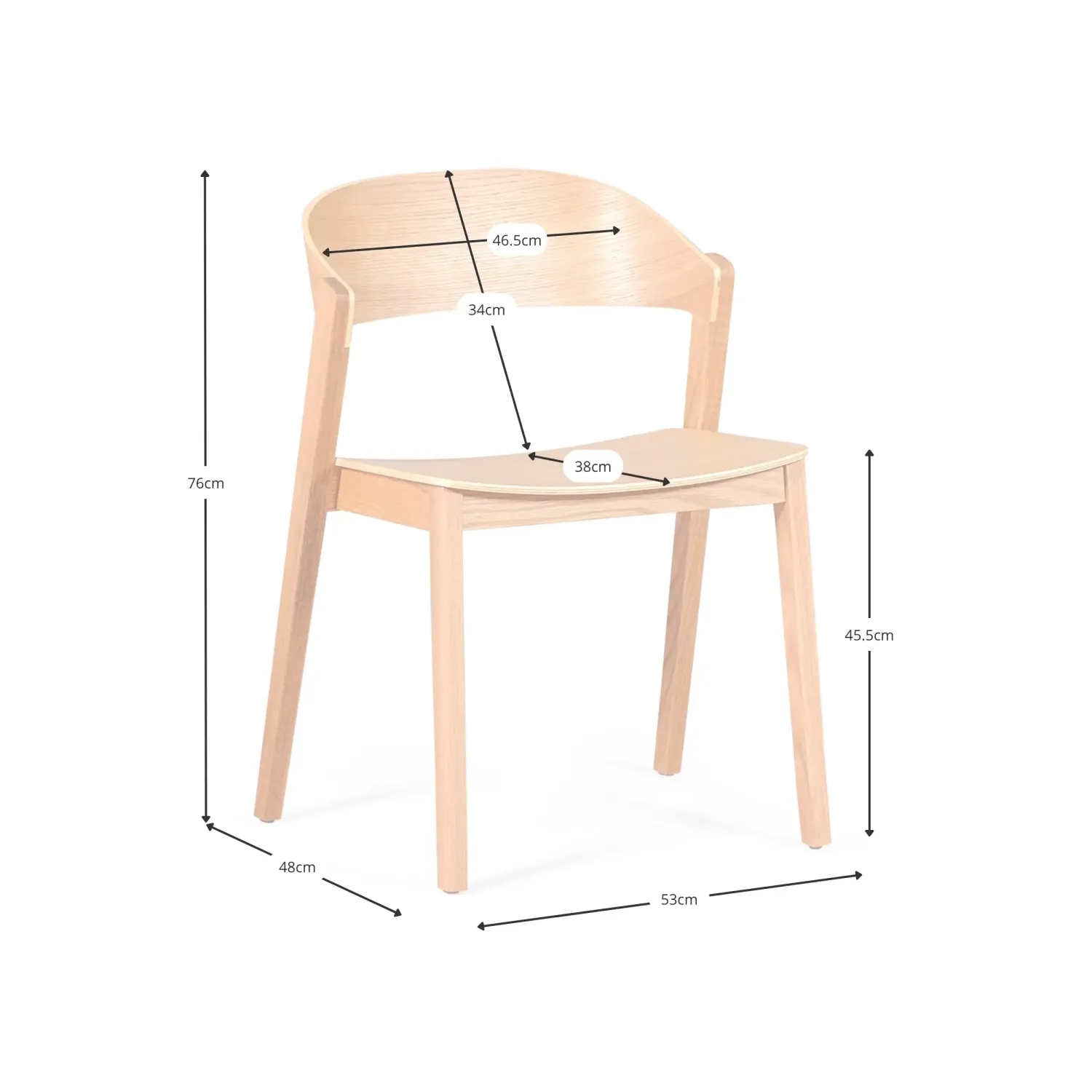Silla nórdica Soho - Sillas nórdicas de madera - Mueble Design