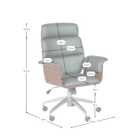 Chaise de bureau Nordic Executive - Chaises de bureau -Meubles Concept