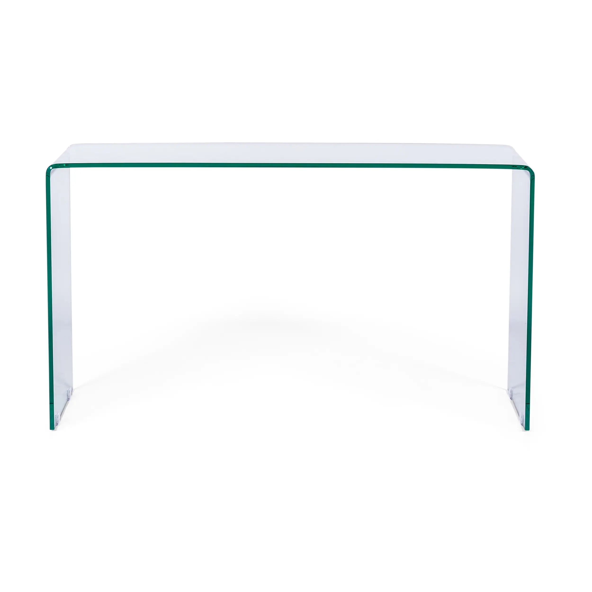 Mesa de consola Ice Console: vidro temperado transparente de 12 mm