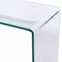 Mesa consola Ice Console | Cristal templado transparente 12 mm