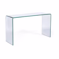 Mesa consola Ice Console | Cristal templado transparente 12 mm