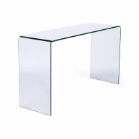 Konsolbord Ice Console : 12 mm klart härdat glas
