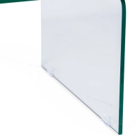 Coffee Ice Coffee Table : 12 mm transparent tempered glass