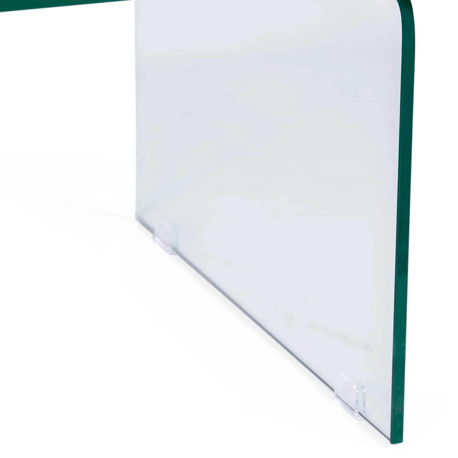 Table basse Coffee Ice : verre trempé transparent de 12 mm