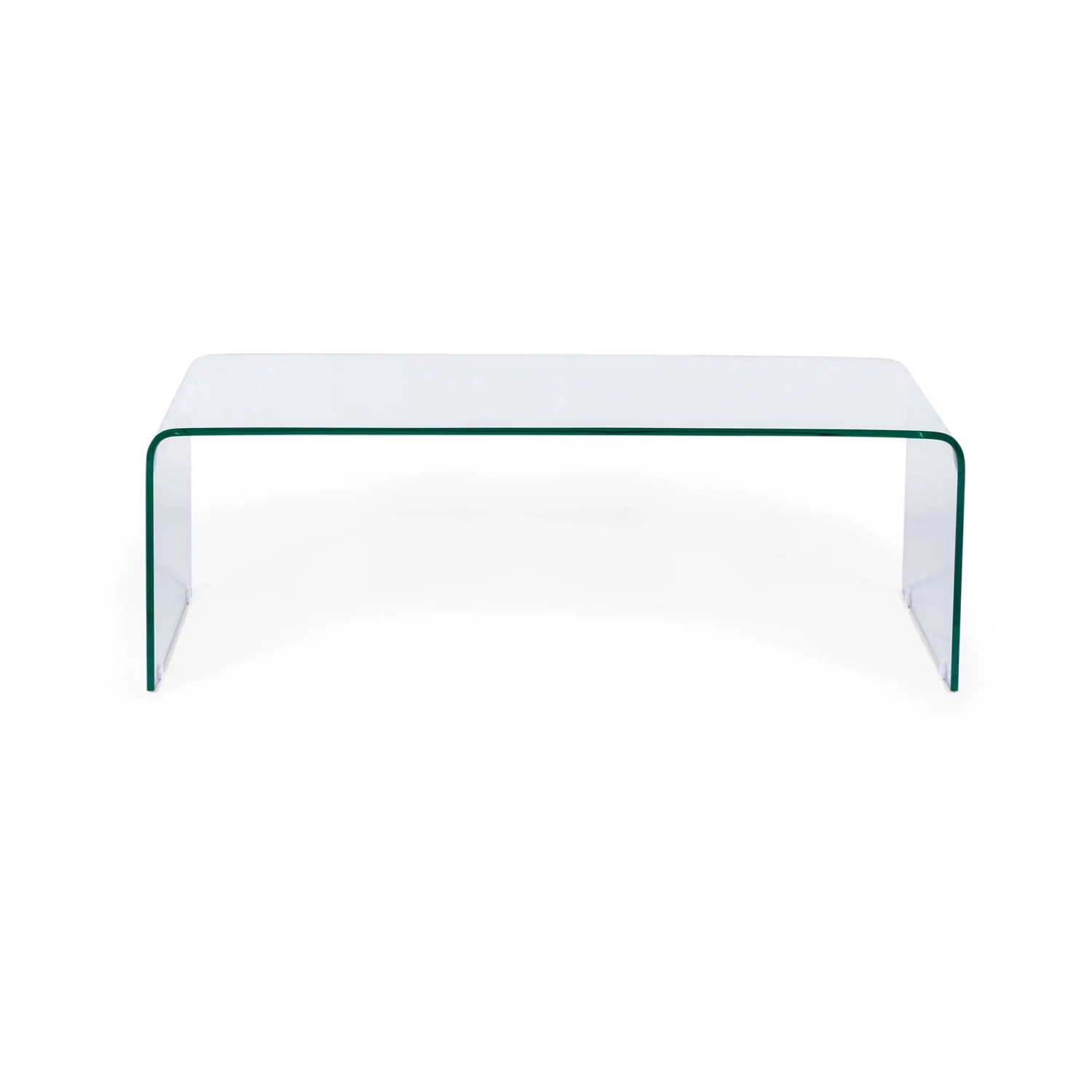Mesa de centro «Coffee Ice»: cristal templado transparente de 12 mm