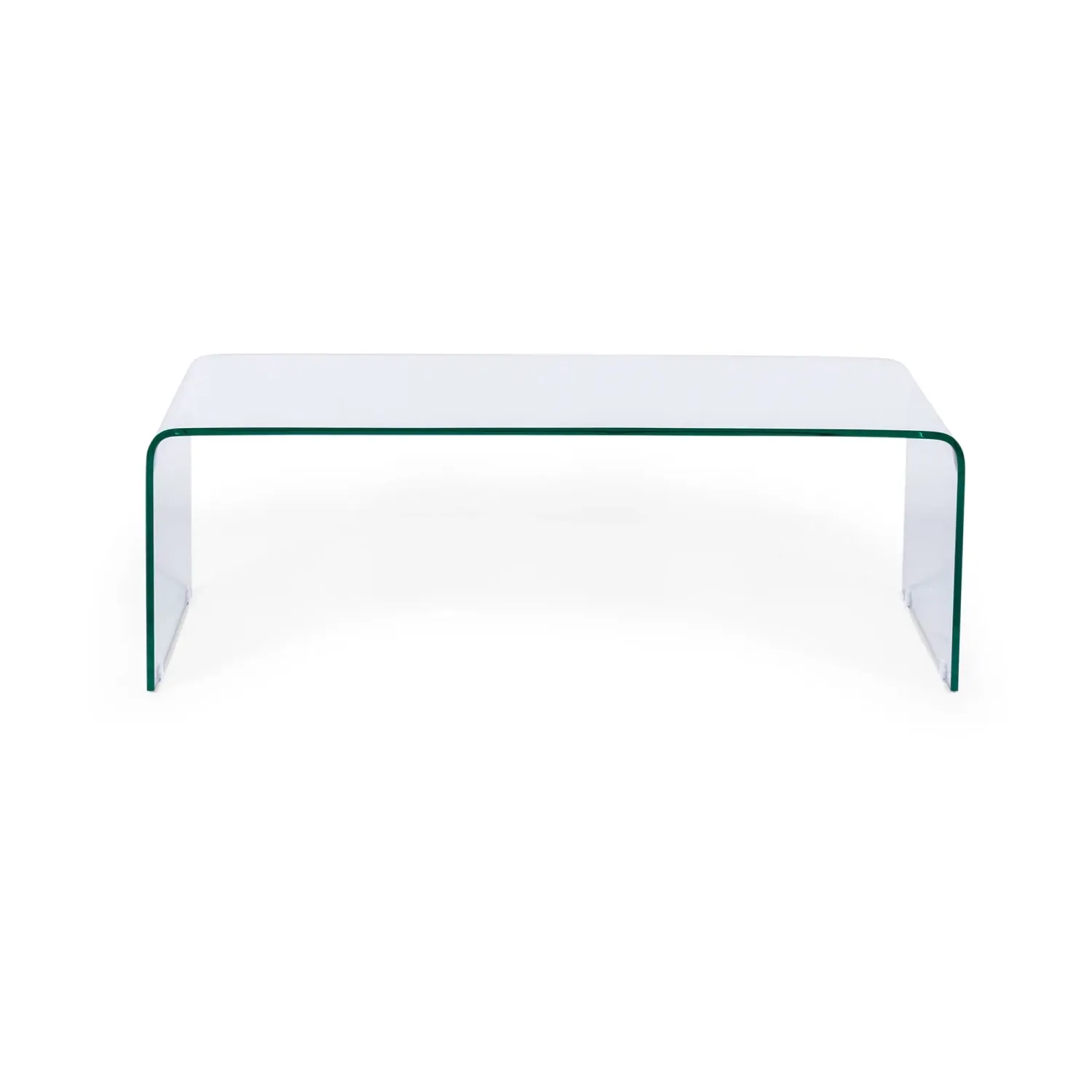 Table basse Coffee Ice : verre trempé transparent de 12 mm