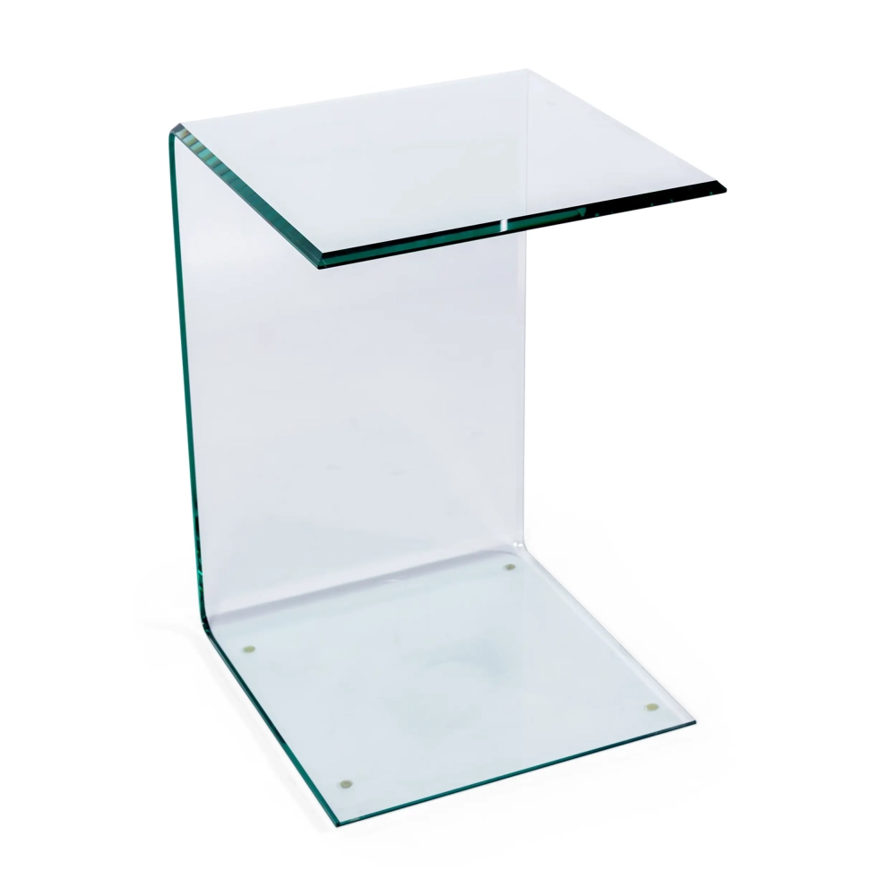 Ice Side Table : Side table and coffee table in tempered glass