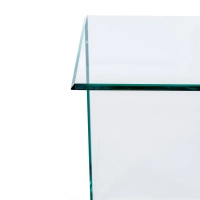 Ice Side Table : Side table and coffee table in tempered glass