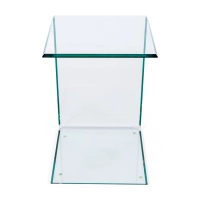 Ice Side Table : Side table and coffee table in tempered glass