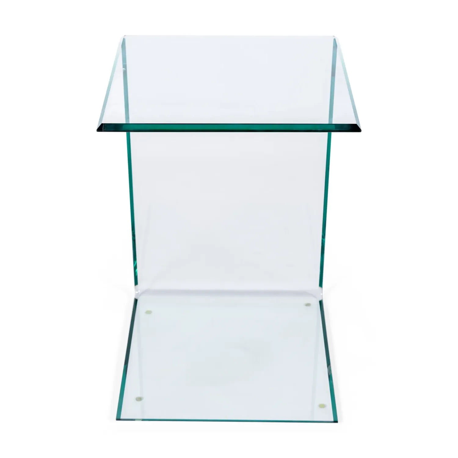 Mesa Ice Side | Mesa auxiliar y de centro en cristal templado