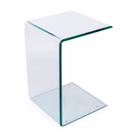 Mesa de apoio Ice | Mesa de apoio e de café em vidro temperado