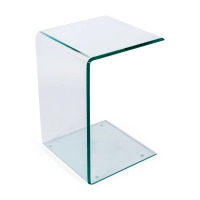 Ice Side Table : Side table and coffee table in tempered glass