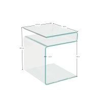 Winter Side Table | Sido- och soffbord i härdat glas