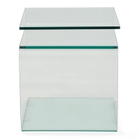 Mesa de apoio Winter | Mesa de apoio e de café em vidro temperado