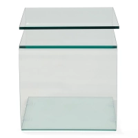 Winter Side Table | Table d'appoint et table basse en verre trempé