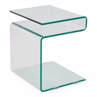 Winter Side Table | Beistelltisch und Couchtisch aus gehärtetem Glas