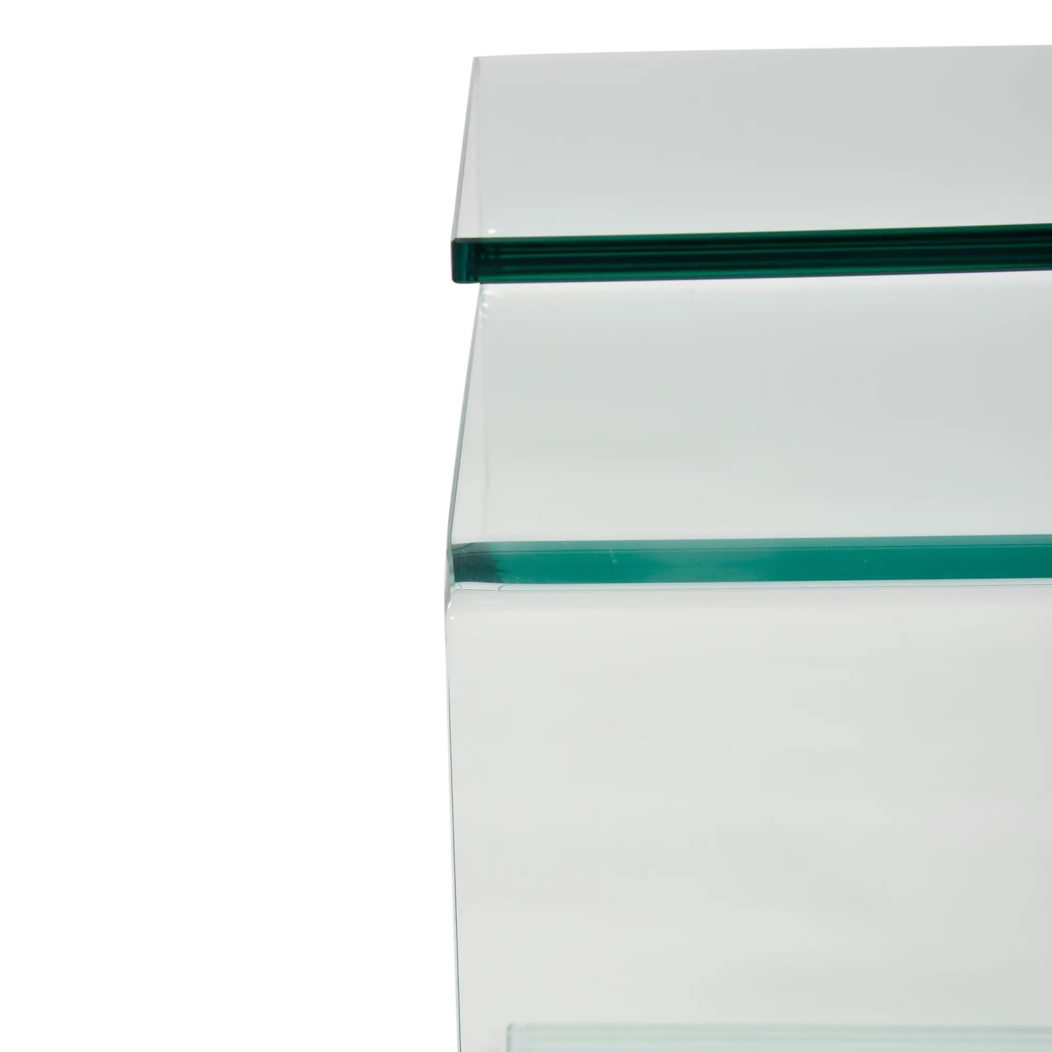 Winter Side Table | Beistelltisch und Couchtisch aus gehärtetem Glas