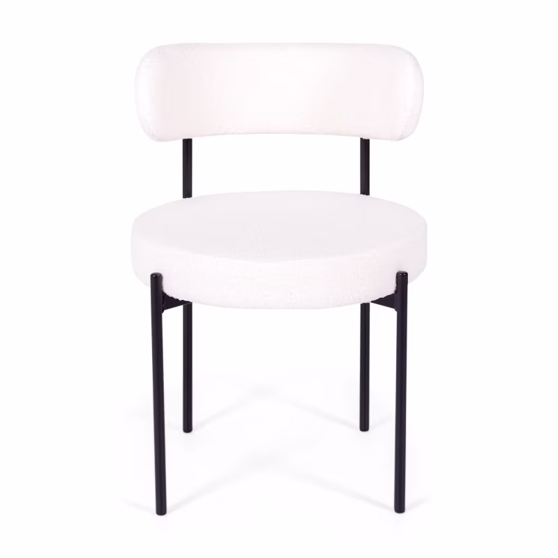 Silla Lenin tapizada en terciopelo – diseño elegante y moderno 🪑