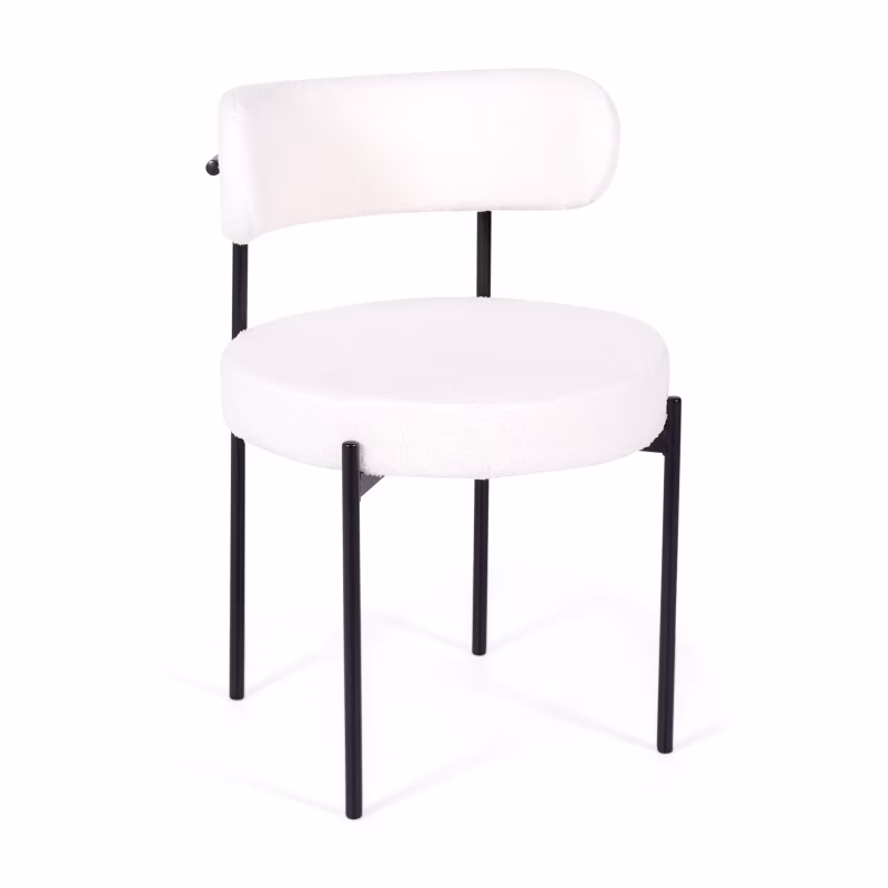Silla Lenin tapizada en terciopelo – diseño elegante y moderno 🪑
