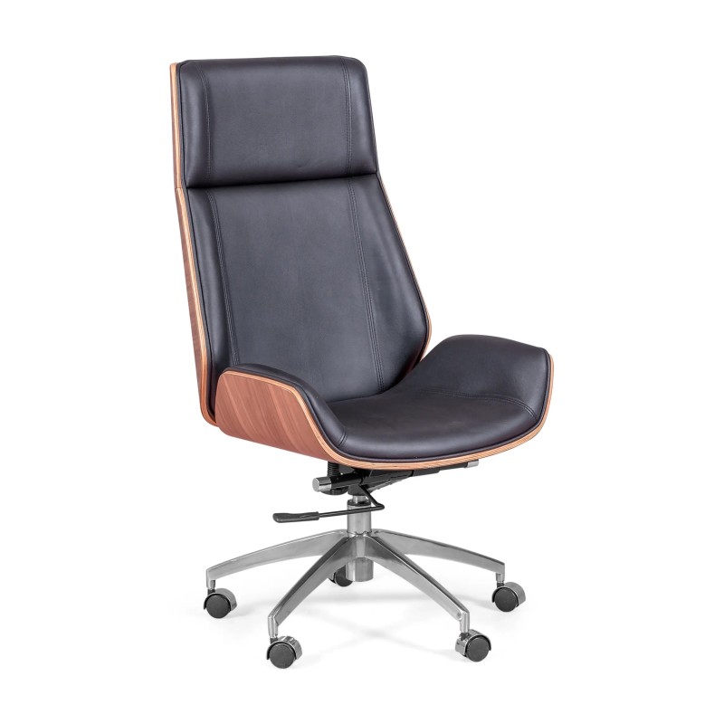 Chaise de bureau nordique - Chaises de bureau en cuir - Meubles design