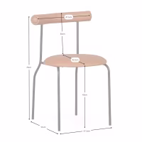 Silla industrial Elbow - Sillas tapizadas - Mueble Design