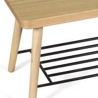 Banco em madeira de faia Bristol Nórdico - Mueble Design