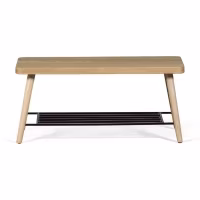 Banco Bristol de Madera de Haya Nórdico - Mueble Design