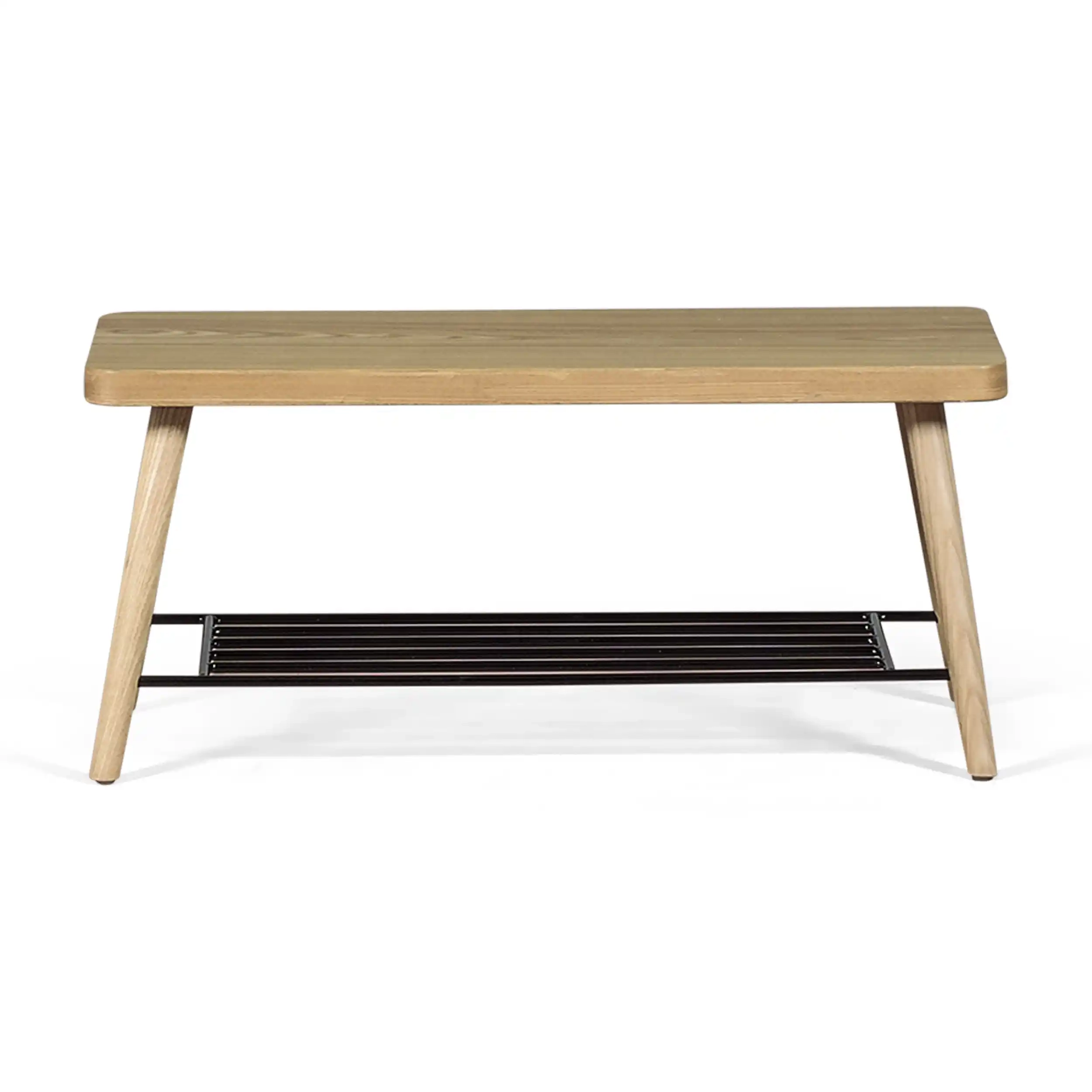 Bristol Beech Wooden Bench Scandinavian - Mueble Design