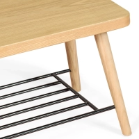 Bristol Beech Wooden Bench Scandinavian - Mueble Design