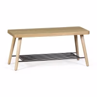 Banco Bristol de Madera de Haya Nórdico - Mueble Design