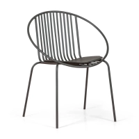 Bali metallituoli - Tukeva ja moderni sisä- ja ulkokäyttöön - - Bali Mobelarium